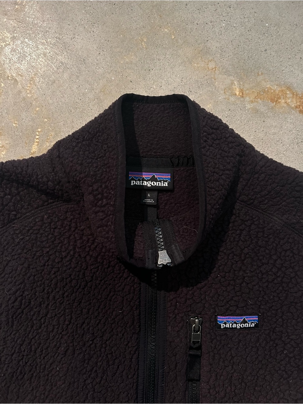 Patagonia Black Men’s Sherpa Fleece Vest - Picture 2 of 2